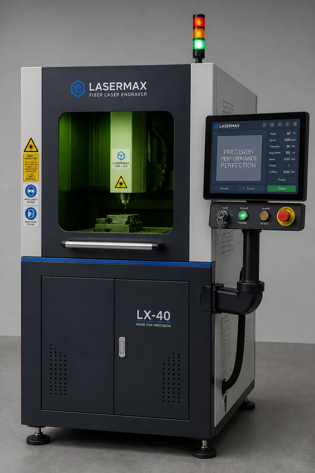 Industrial laser engraver selection