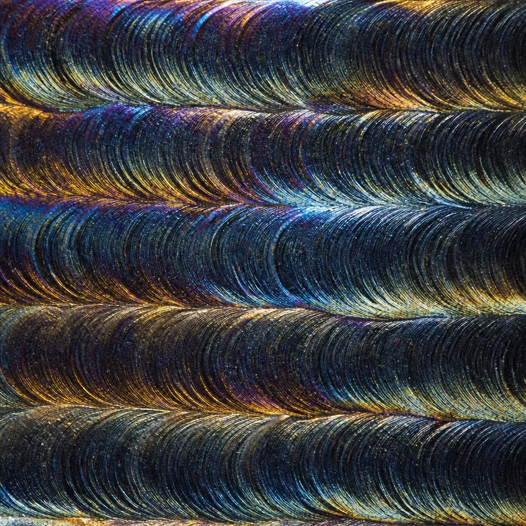 Raster step impact for stainless steel
